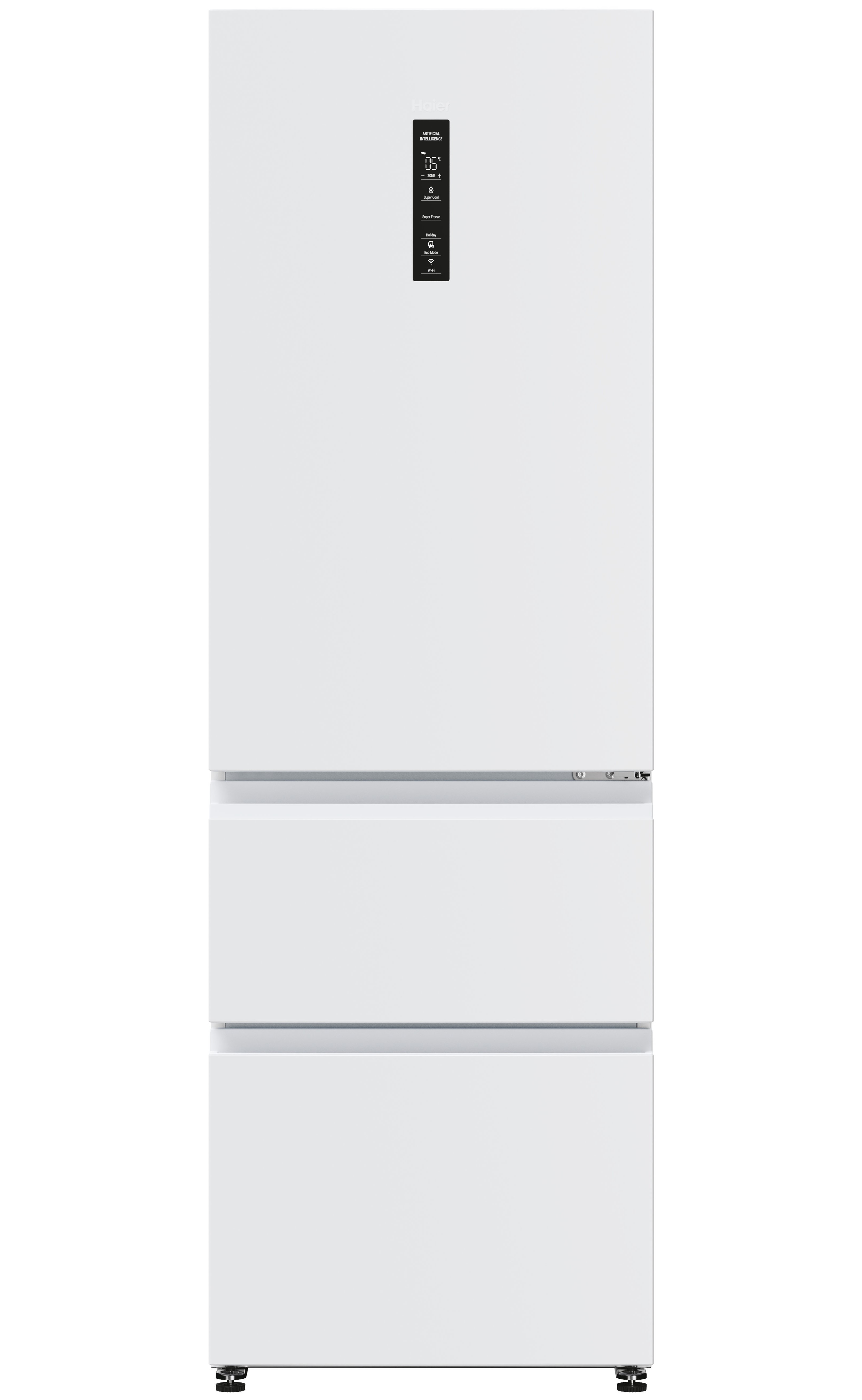 Frigorífico Combi Haier HTW5618ENPW, 185 x 60 cm, 3D, blanco